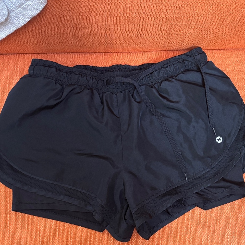 RBX Women's Black Athletic Shorts